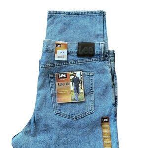 LEE | Regular Fit Straight Leg Jeans Shade Light Stone Men’s Size 42 x 30